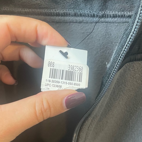 { caterpillar } full zip down hooded fleece jacket - Picture 9 of 9